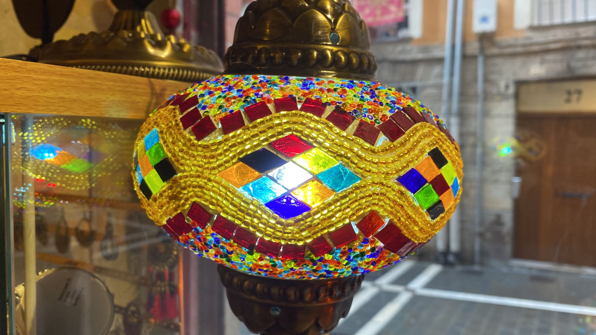 LAMPARA TURCA ESCUDO OSASUNA